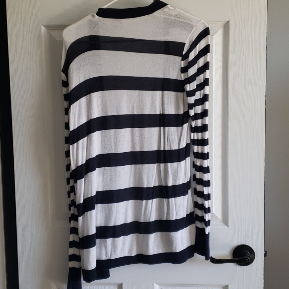 LOFT Striped Cardigan - Picture 2 of 3